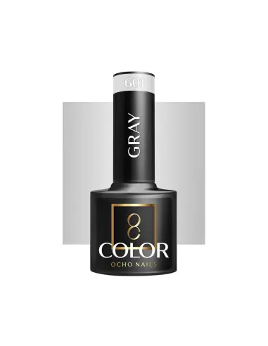 OCHO NAILS Verniz gel cinza 601 - 5 g