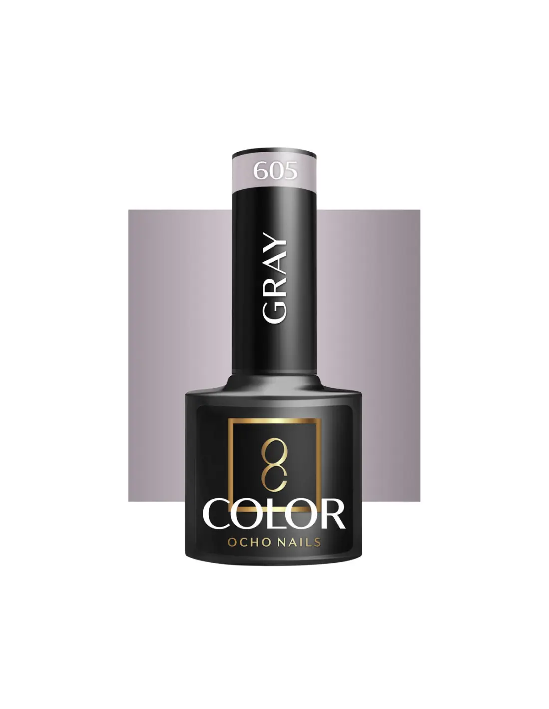 OCHO NAILS Smalto per unghie ibrido grigio 605 -5 g