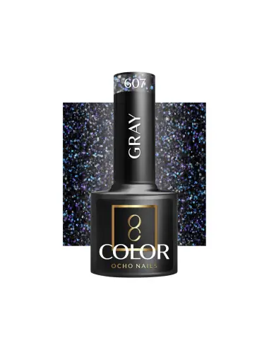 OCHO NAILS Verniz gel cinza 607 - 5 g