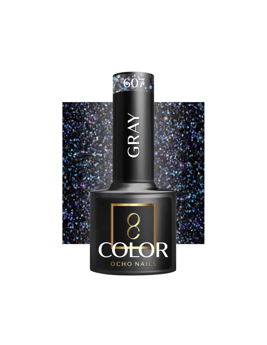 OCHO NAILS Grauer Gellack 607 -5 g