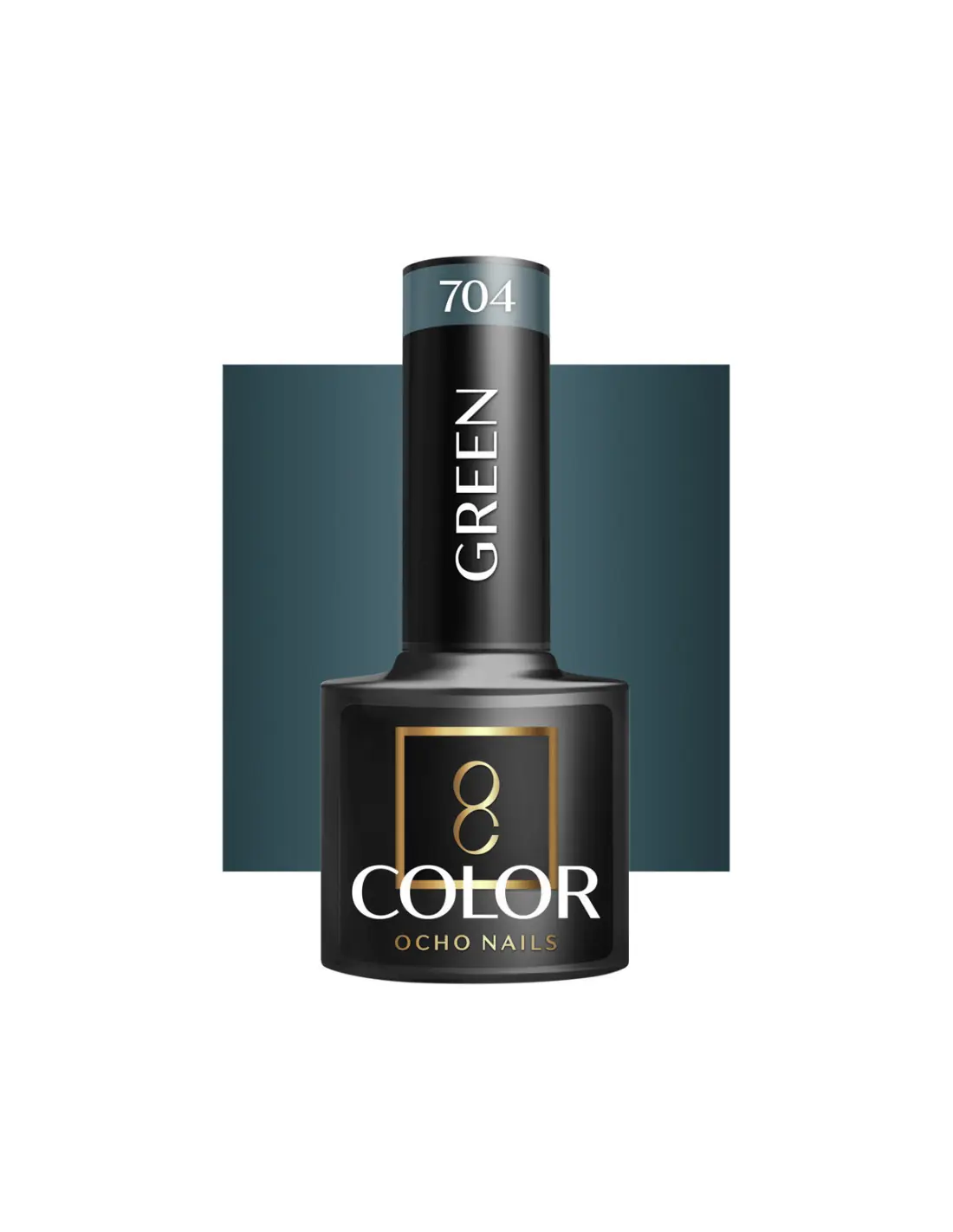 OCHO NAILS Smalto per unghie ibrido verde 704 -5 g