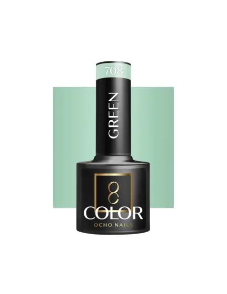 OCHO NAILS Hybride nagellak groen 708 -5 gr