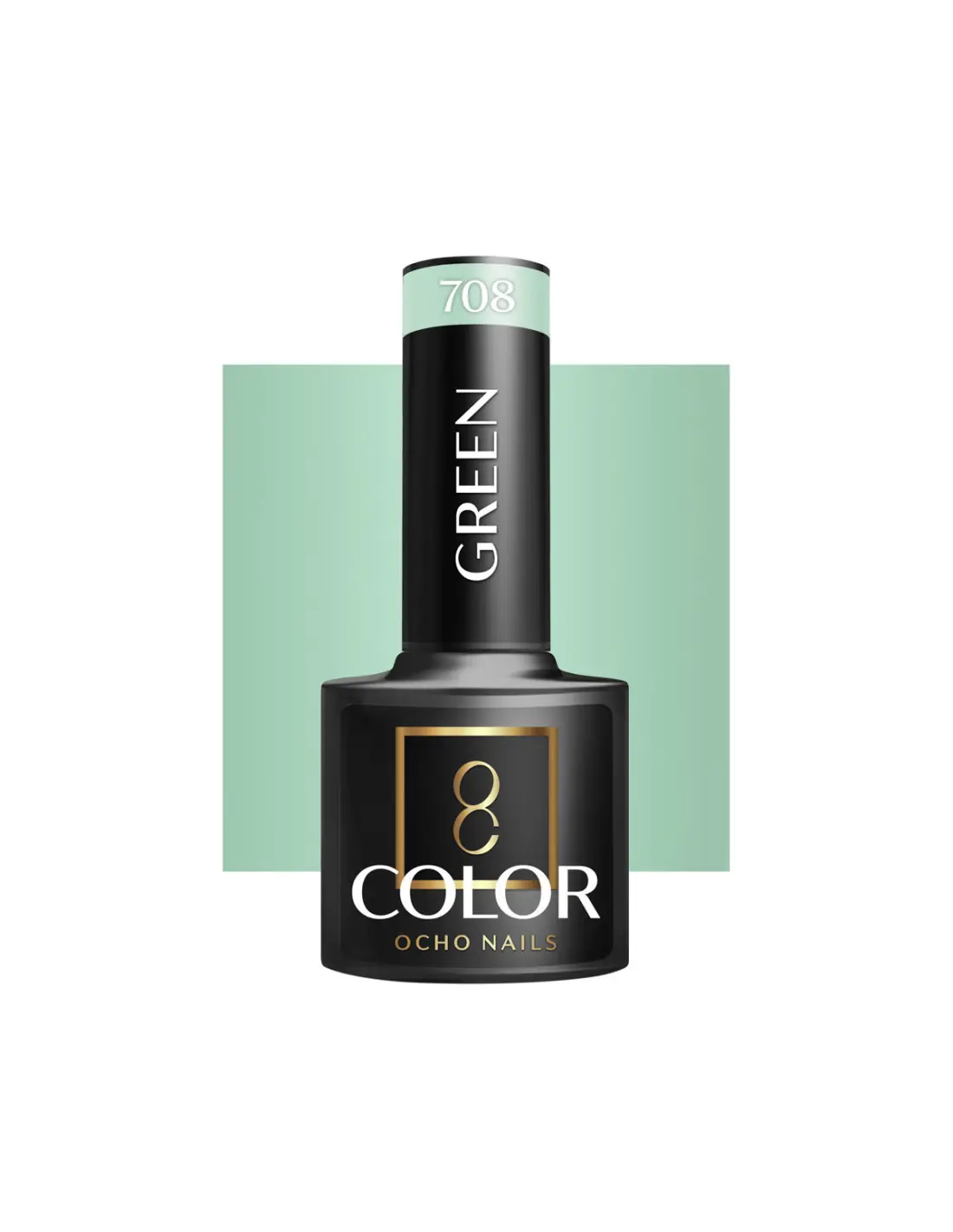 OCHO NAILS Hybride nagellak groen 708 -5 gr
