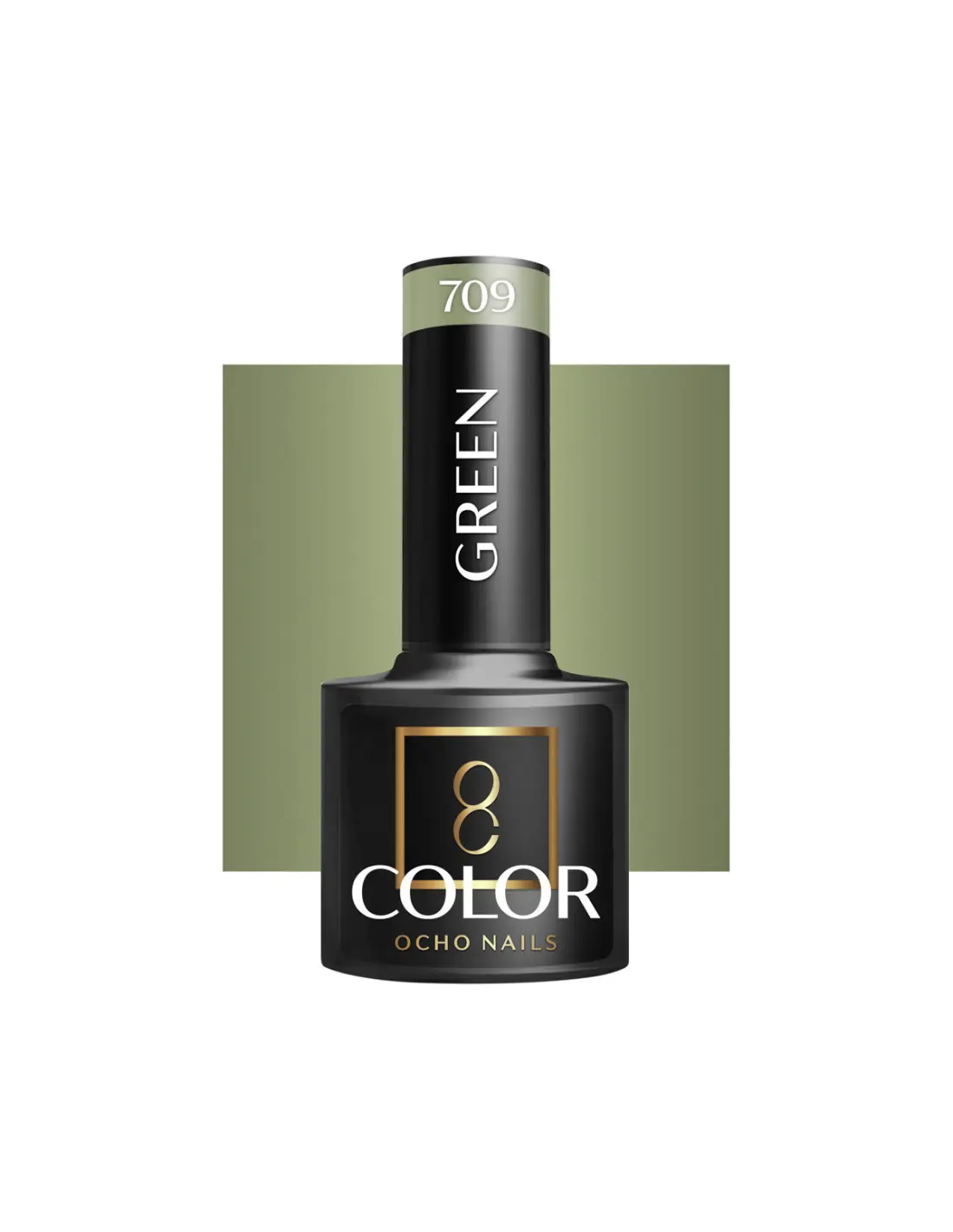 OCHO NAILS Vernis à ongles hybride vert 709 -5 g