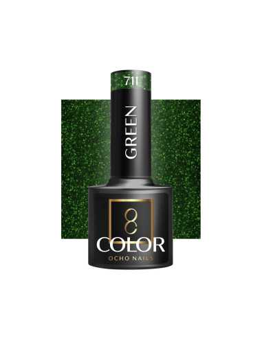 OCHO NAILS Smalto ibrido verde 711 -5 g
