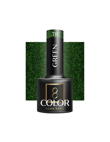OCHO NAILS Hybride nagellak groen 711 -5 gr