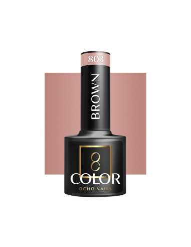 OCHO NAILS Vernice ibrida marrone 803 -5 g