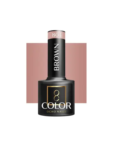 OCHO NAILS Verniz híbrido castanho 803 - 5 g