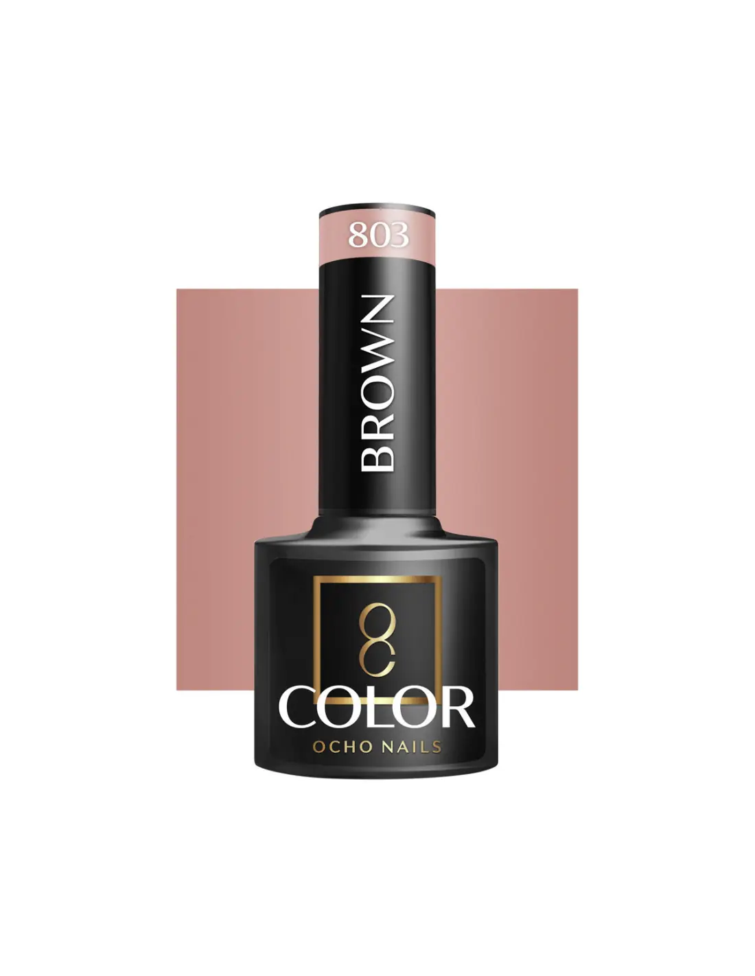 OCHO NAILS Verniz híbrido castanho 803 - 5 g