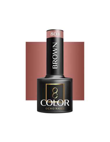 OCHO NAILS Brown Hybrid Polish 804 -5g