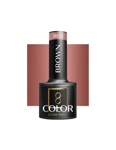 OCHO NAILS Verniz híbrido castanho 804 - 5 g