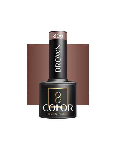OCHO NAILS Vernice ibrida marrone 806 -5 g