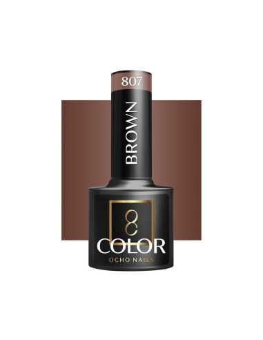 OCHO NAILS Verniz híbrido castanho 807 - 5 g