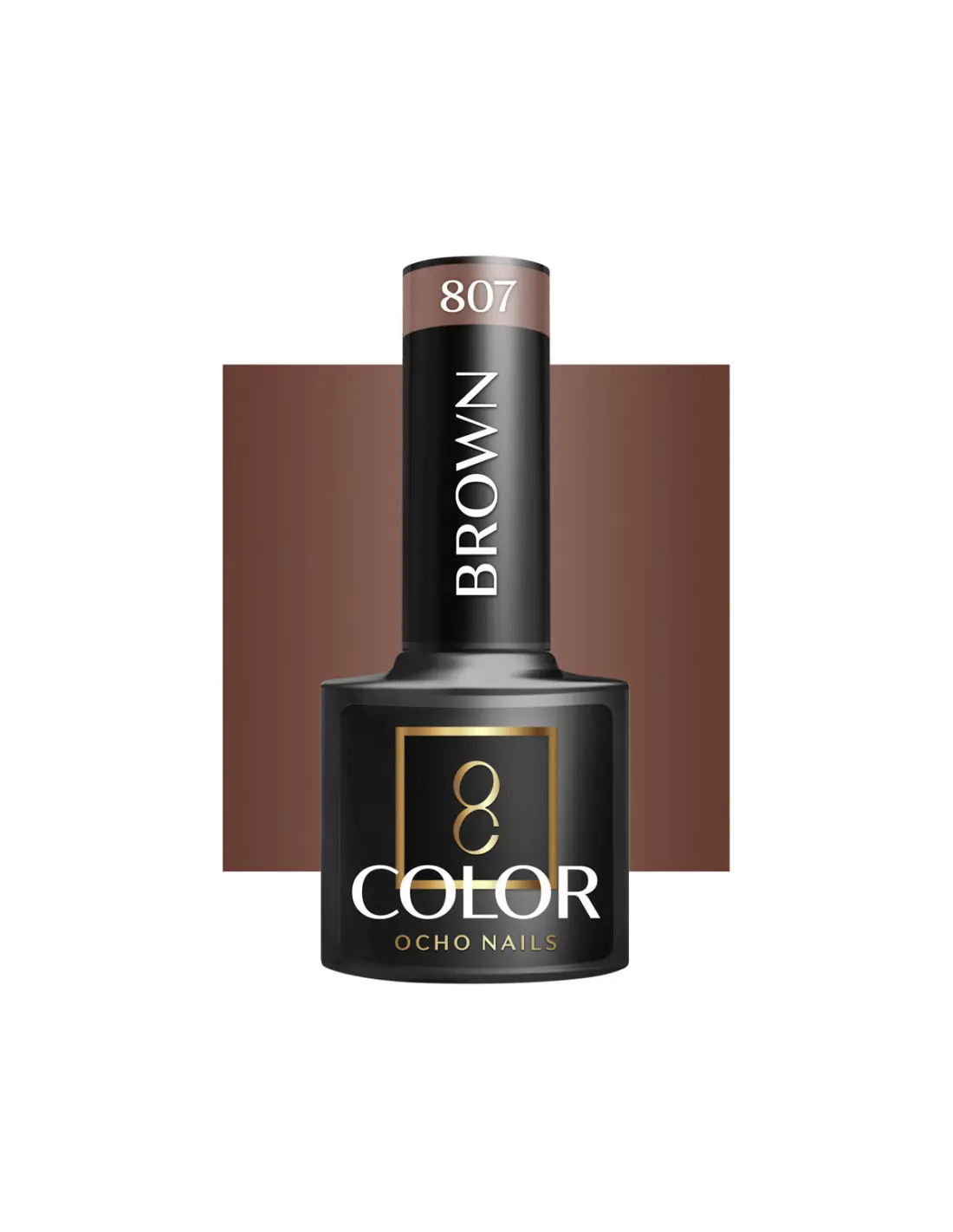 OCHO NAILS Verniz híbrido castanho 807 - 5 g