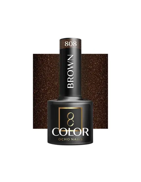OCHO NAILS Hybride lak bruin 808 -5 gr