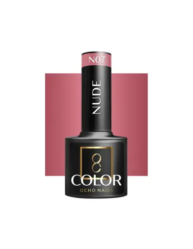 OCHO NAILS Verniz Gel Nude N07 - 5 g