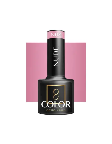OCHO NAILS Verniz Gel Nude N08 - 5 g