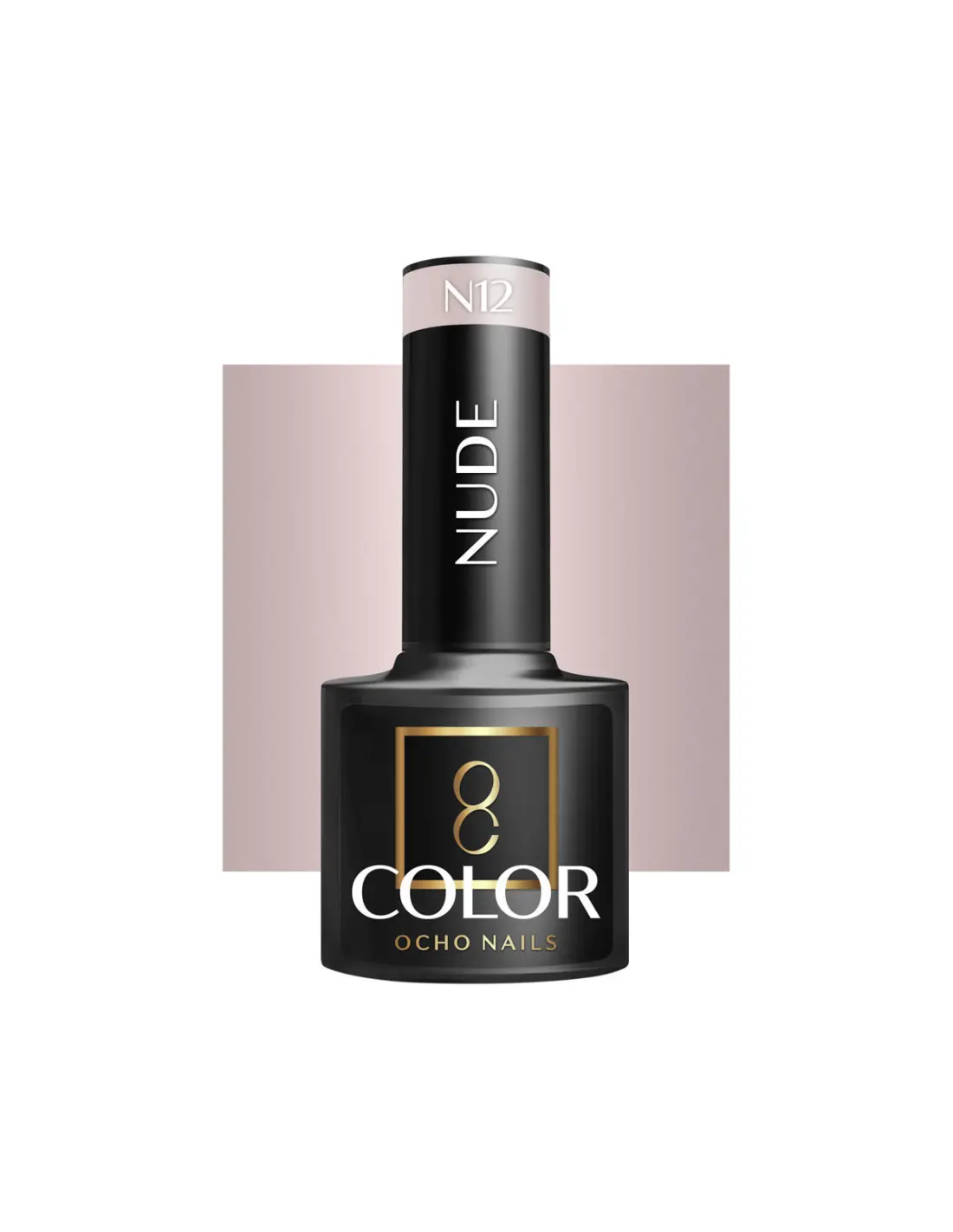 OCHO NAILS Nude N12 Vernis à Ongles Hybride -5 g