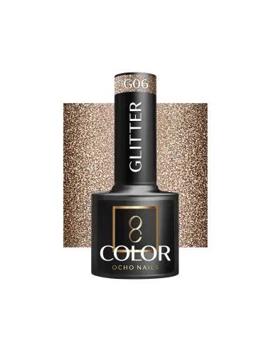 OCHO NAILS Glitzer-Gel-Nagellack G06 -5g