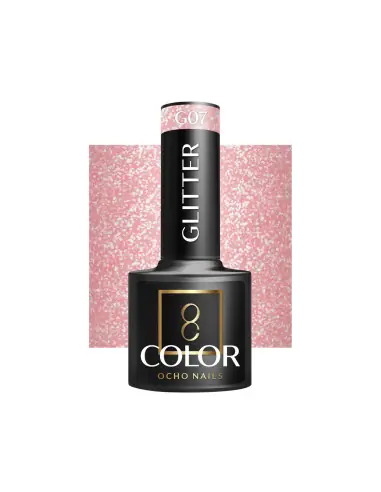 OCHO NAILS Glitzer-Gel-Nagellack G07 -5g