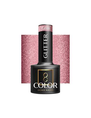 OCHO NAILS Smalto Gel Glitter G08 -5 g
