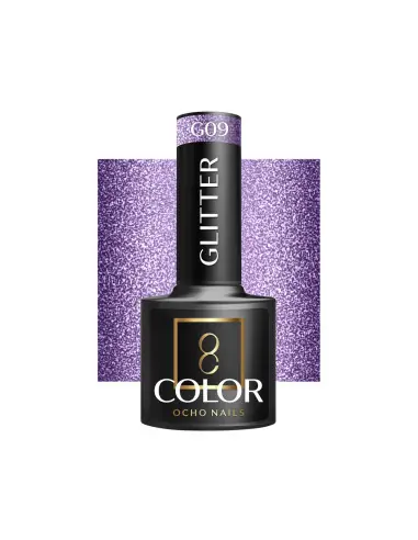 OCHO NAILS Glitzer-Gel-Nagellack G09 -5g
