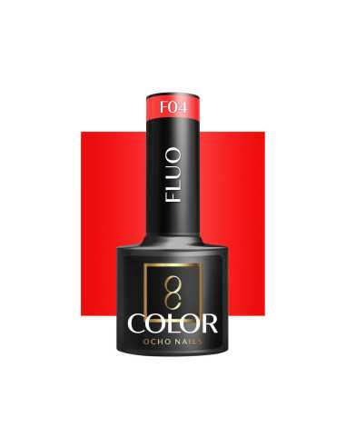 OCHO NAILS Verniz Híbrido Fluo F04 - 5 g