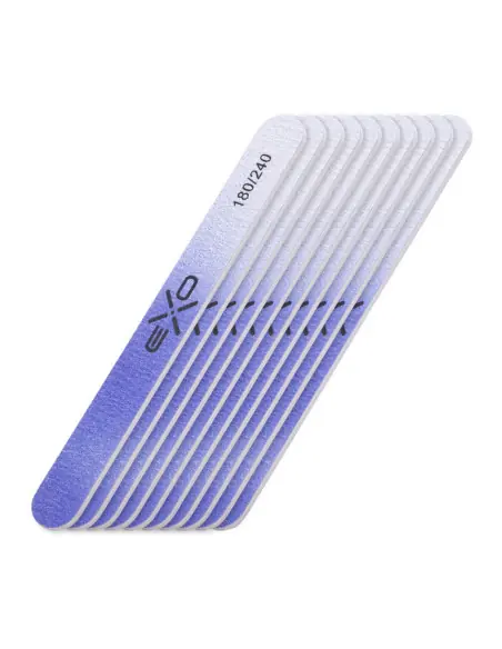 Lime à ongles droite Exo 180/240 10 pièces couleur