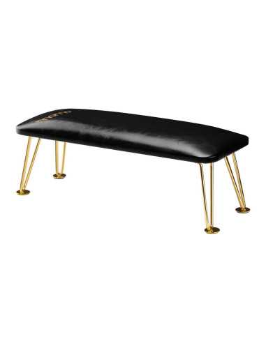 Soporte de manicura negro dorado 6-M