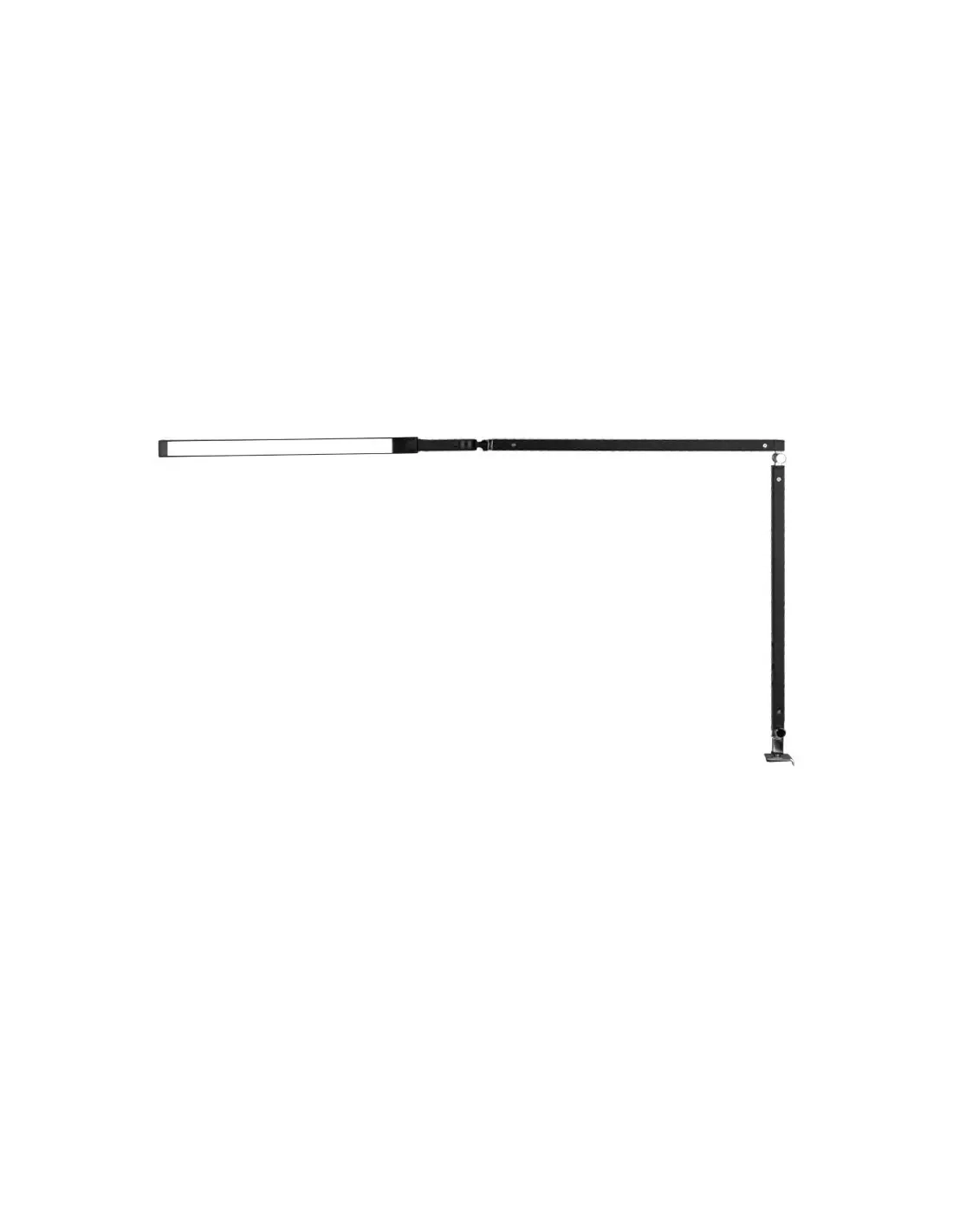 Lampe de bureau led 3 bras noir 