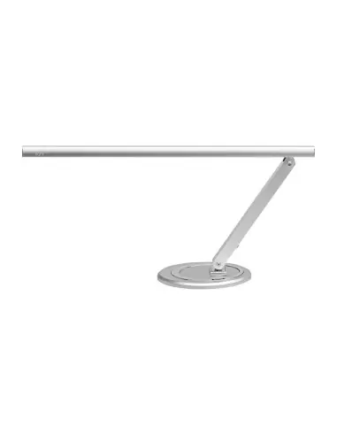 Slim LED silver desk lamp All4light