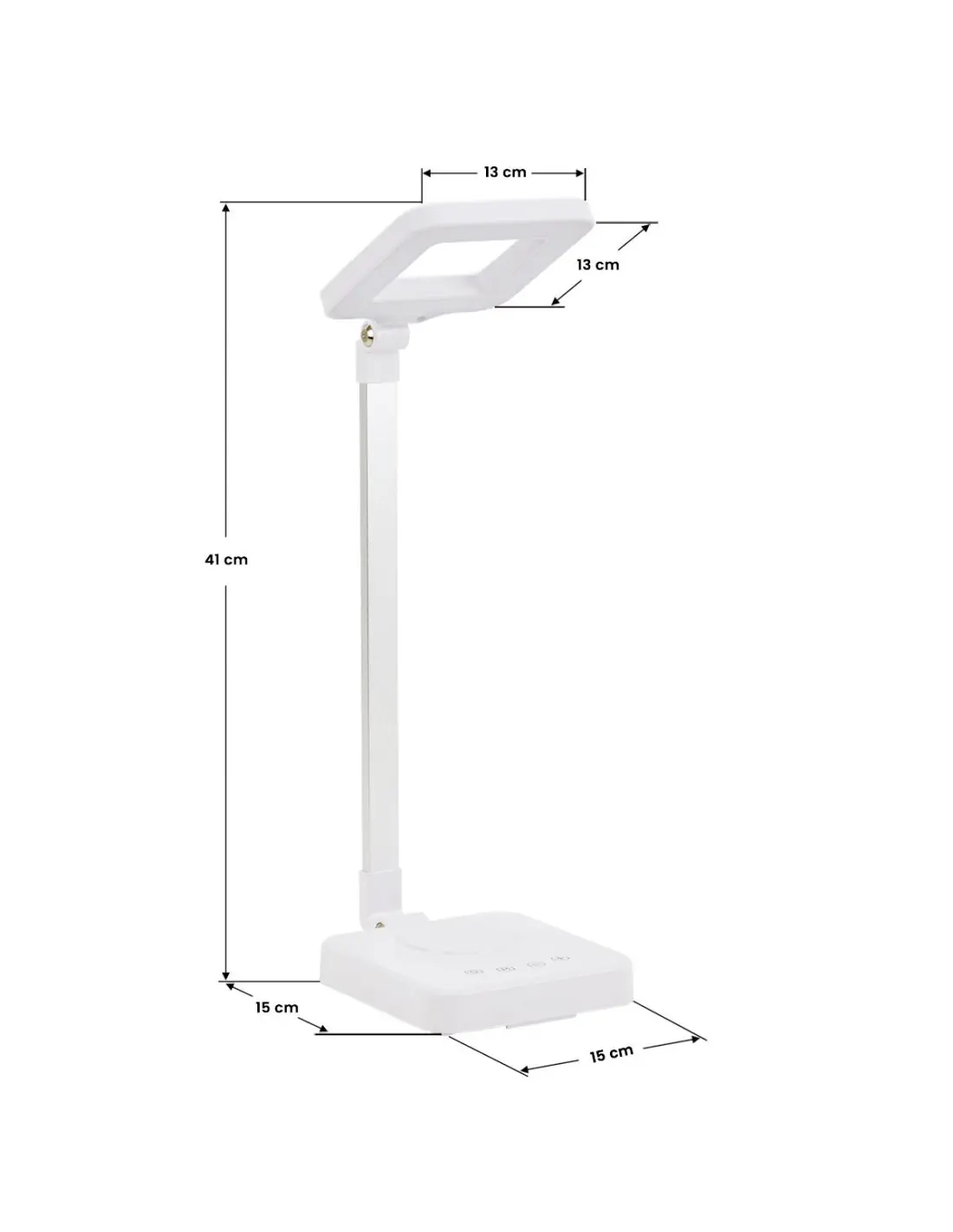Lampe de bureau Elegante led carré 804