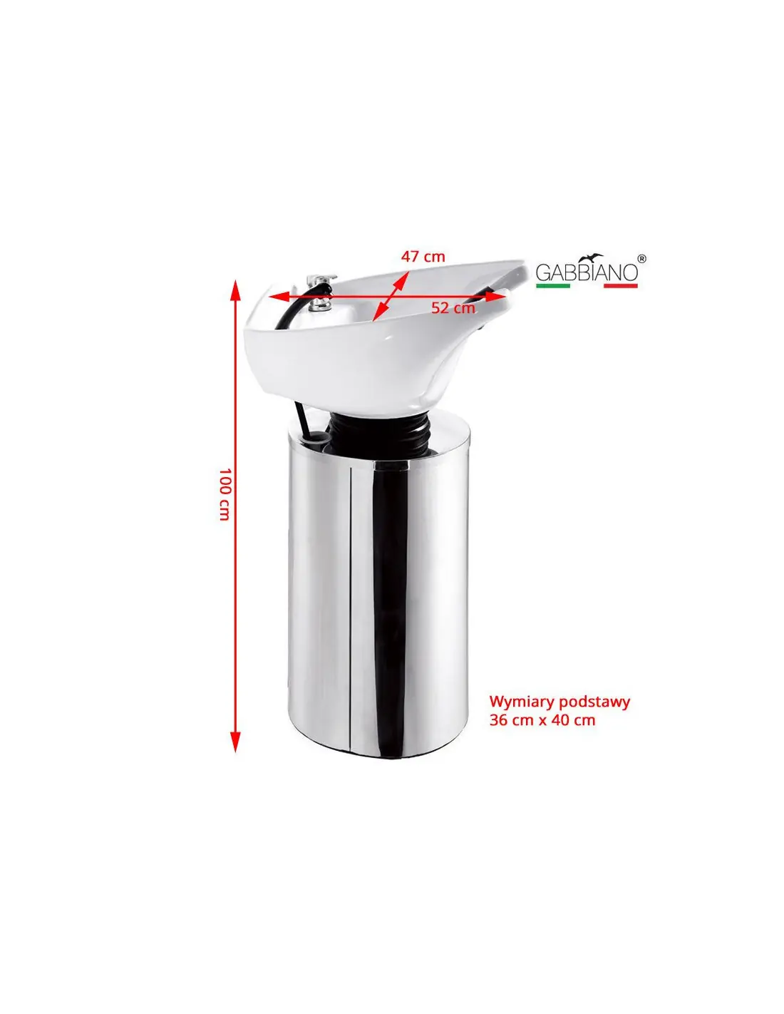 Colonne de lavage eden-rock chrome 