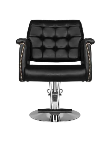 Sedia stile pavimentata nera 