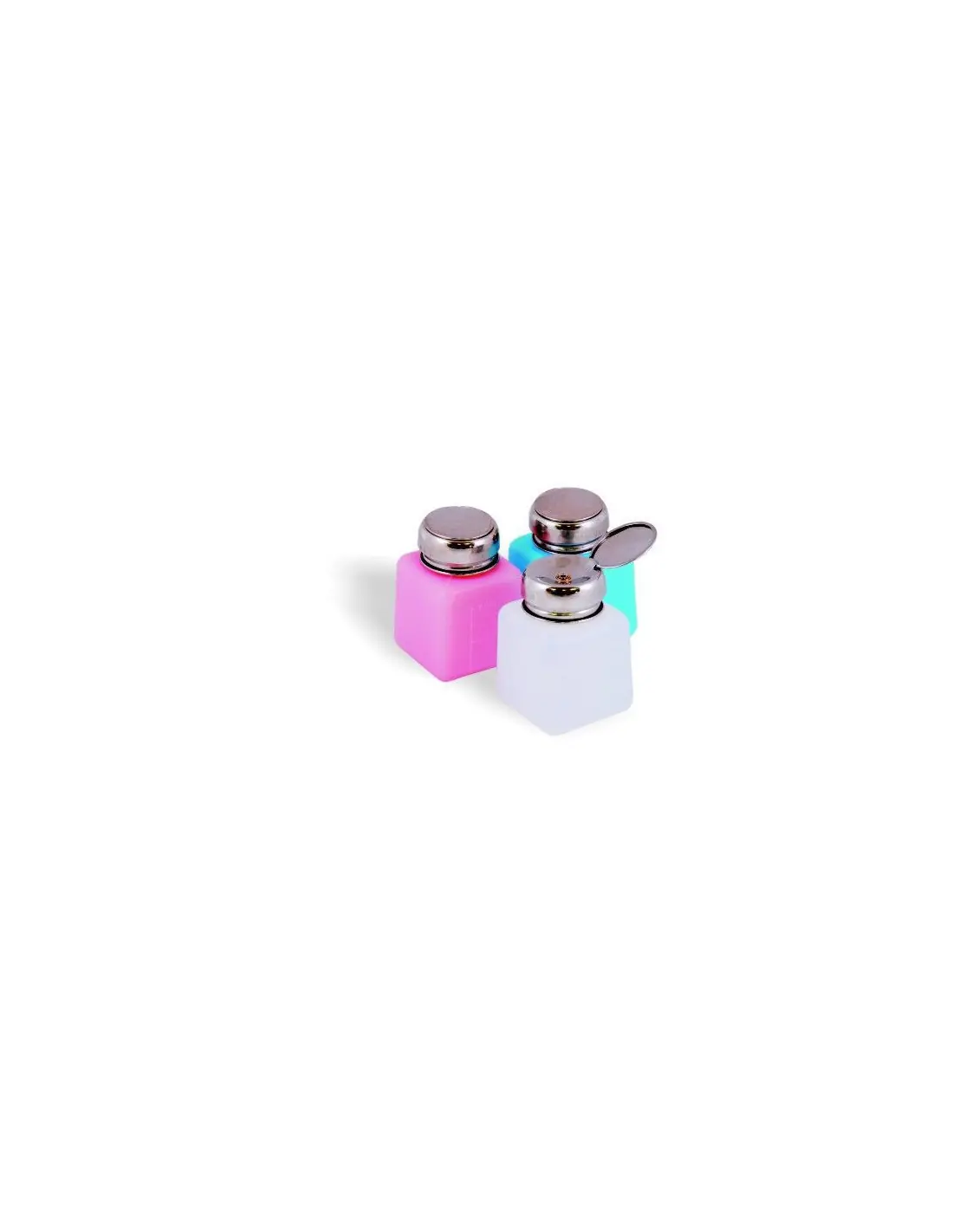 Flacon pompe chrome 120 ml mix color