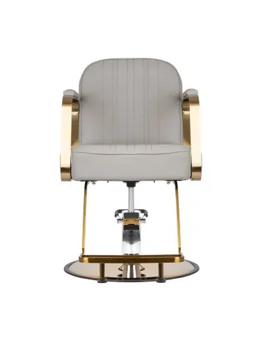 Acri gouden kappersstoel - beige {attributes}