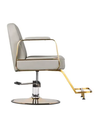 Acri gouden kappersstoel - beige {attributes}