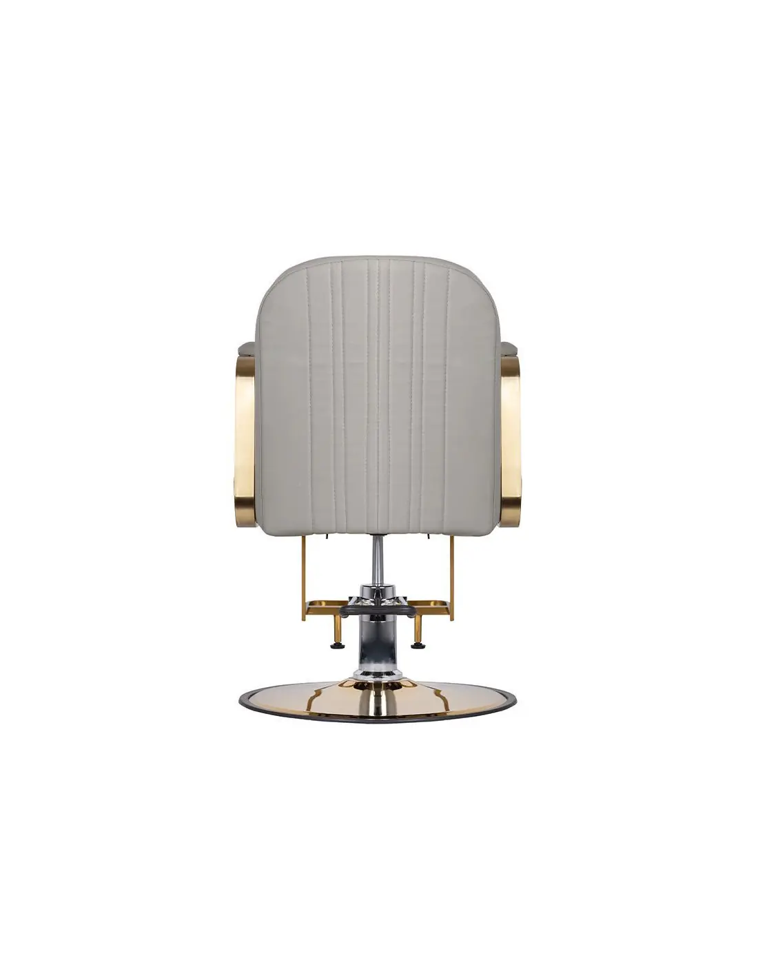 Acri gouden kappersstoel - beige {attributes}