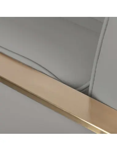Acri gouden kappersstoel - beige {attributes}