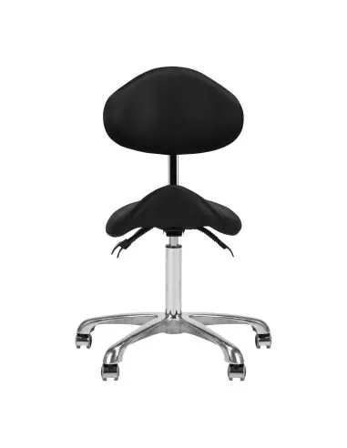 Giovanni 1025 black cosmetic stool
