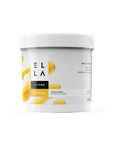 Pot de cire Pâte à sucre douce tiède Ella 375 g 