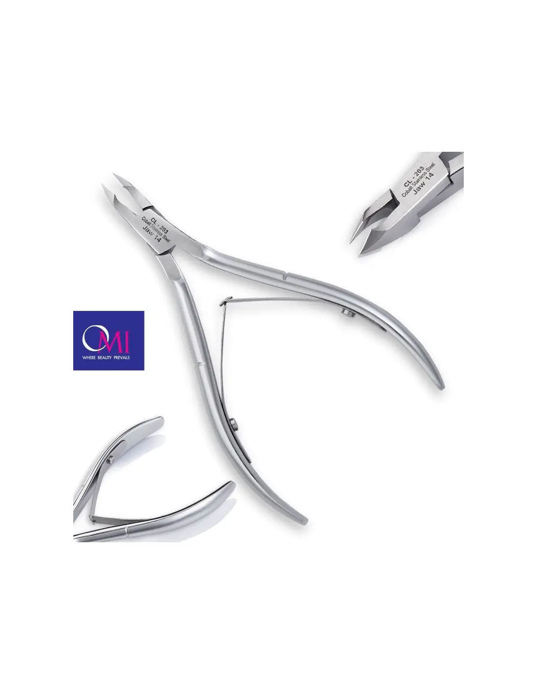 Omi pro-line CL-203 Nagelhautzange 12/4 mm Backenüberlappungsgelenk