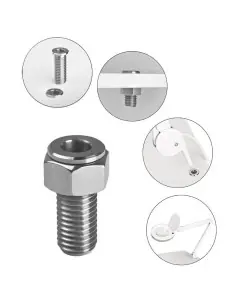 Magnifying lamp holder stainless steel tube