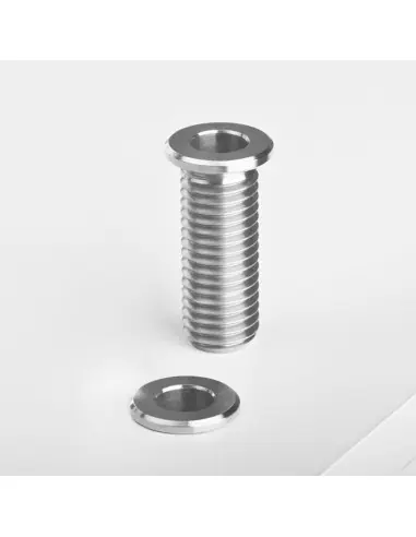 Portalámparas lupa tubo inox