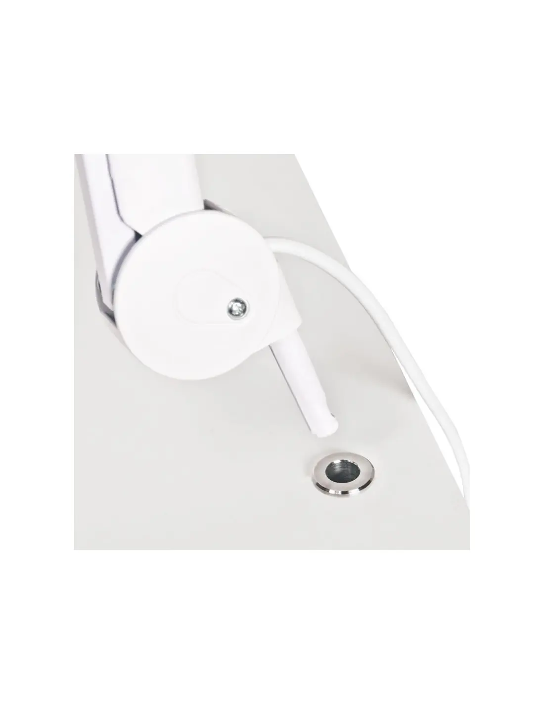 Portalámparas lupa tubo inox