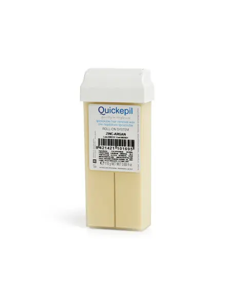 Quickepil cera depilatoria rotolo zinco-argan 110 g 