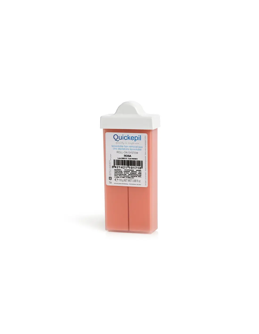 Quickepil Cera Depilatoria Facial Rollo Estrecho Rosa 110g 