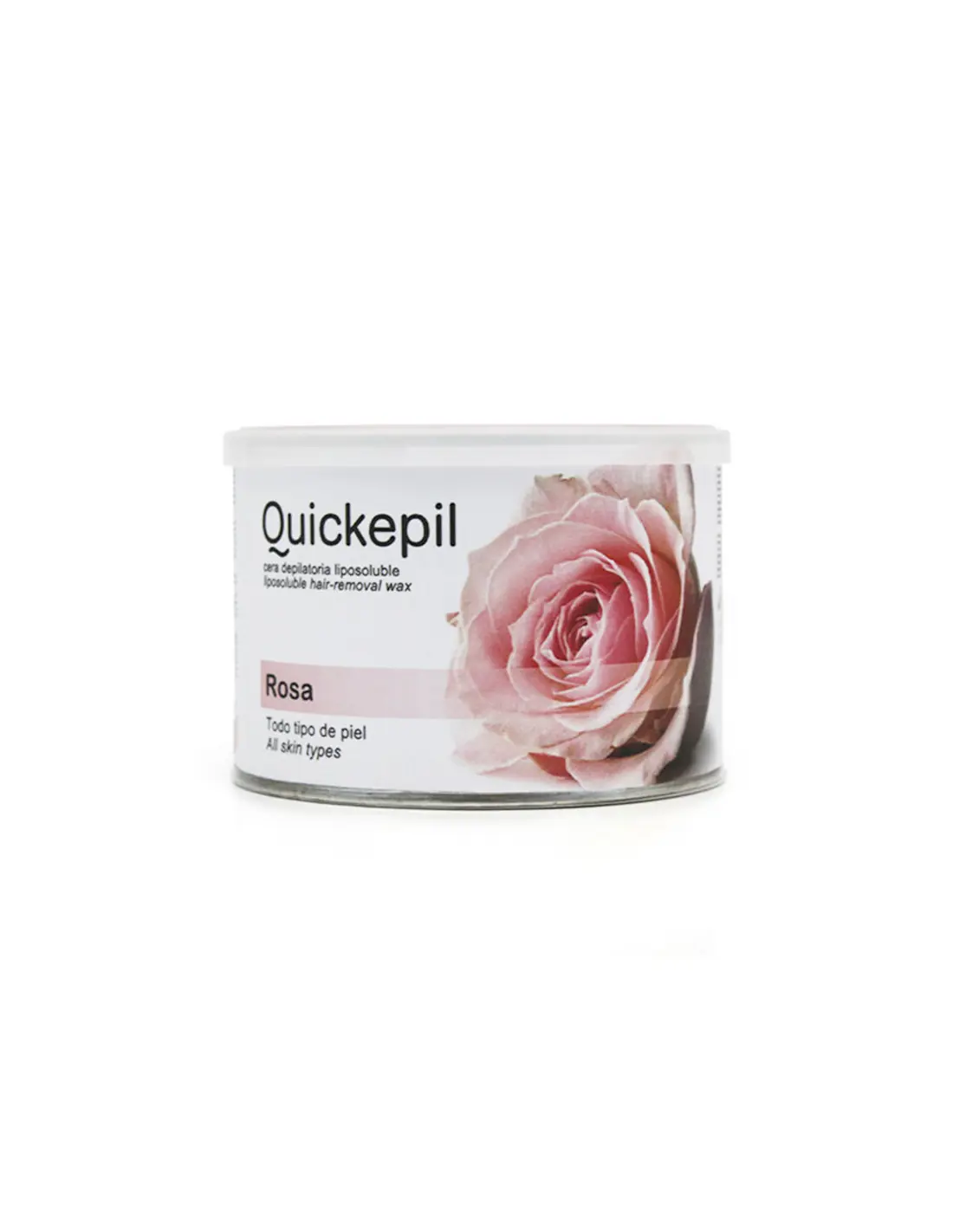 Quickepil wosk do depilacji puszka różany 400 ml 