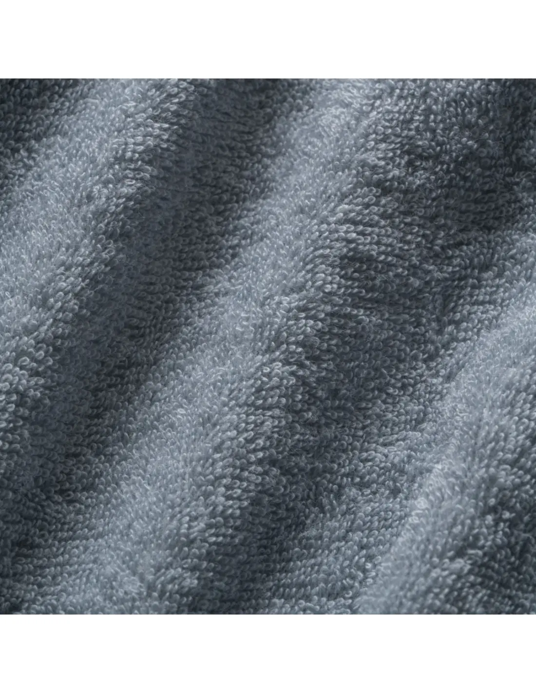 Grey terry cloth sheet