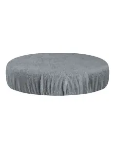 Badstof hoes voor een grijze kruk